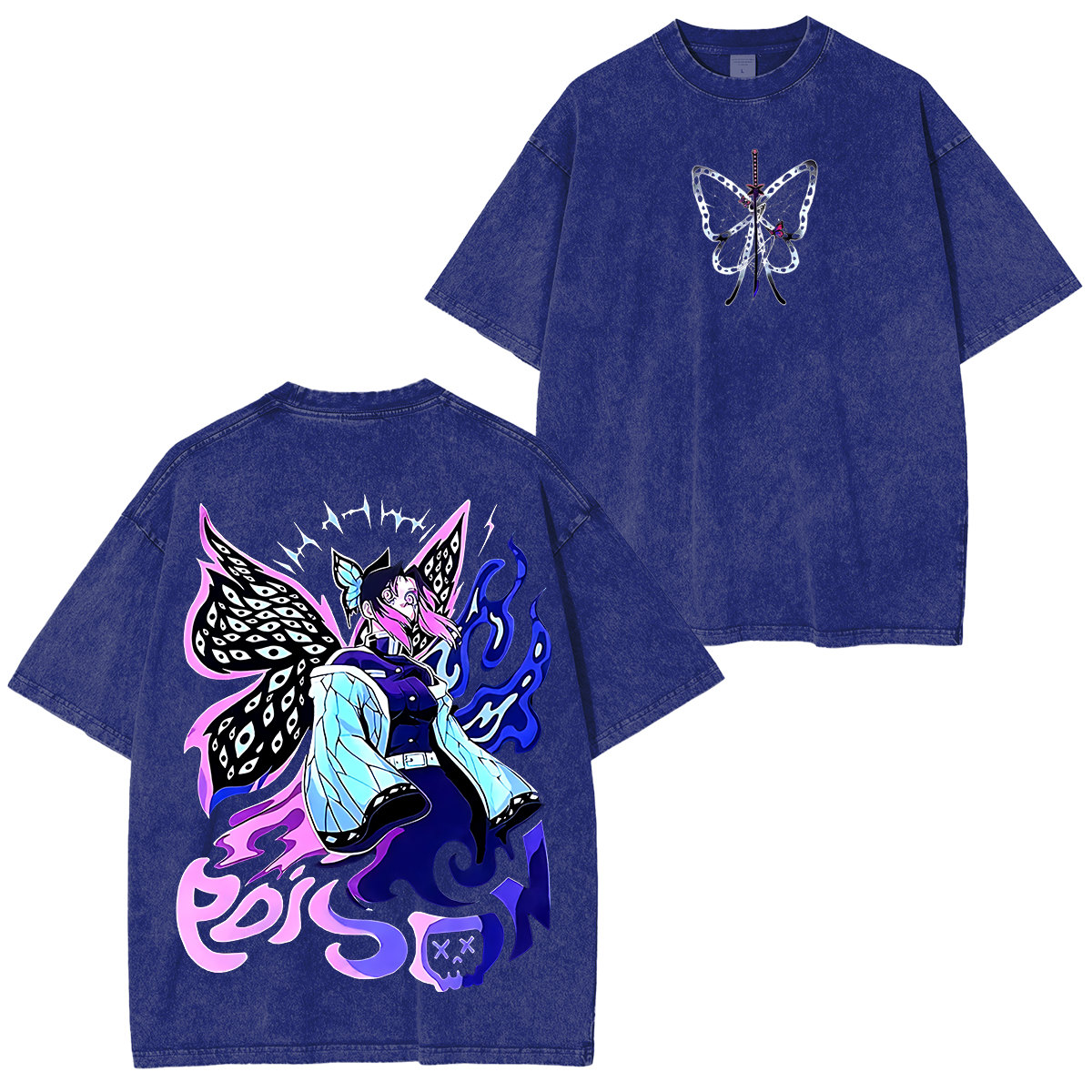 Unisex Anime Inspired Vintage T-Shirt