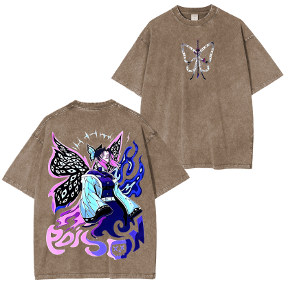 Unisex Anime Inspired Vintage T-Shirt