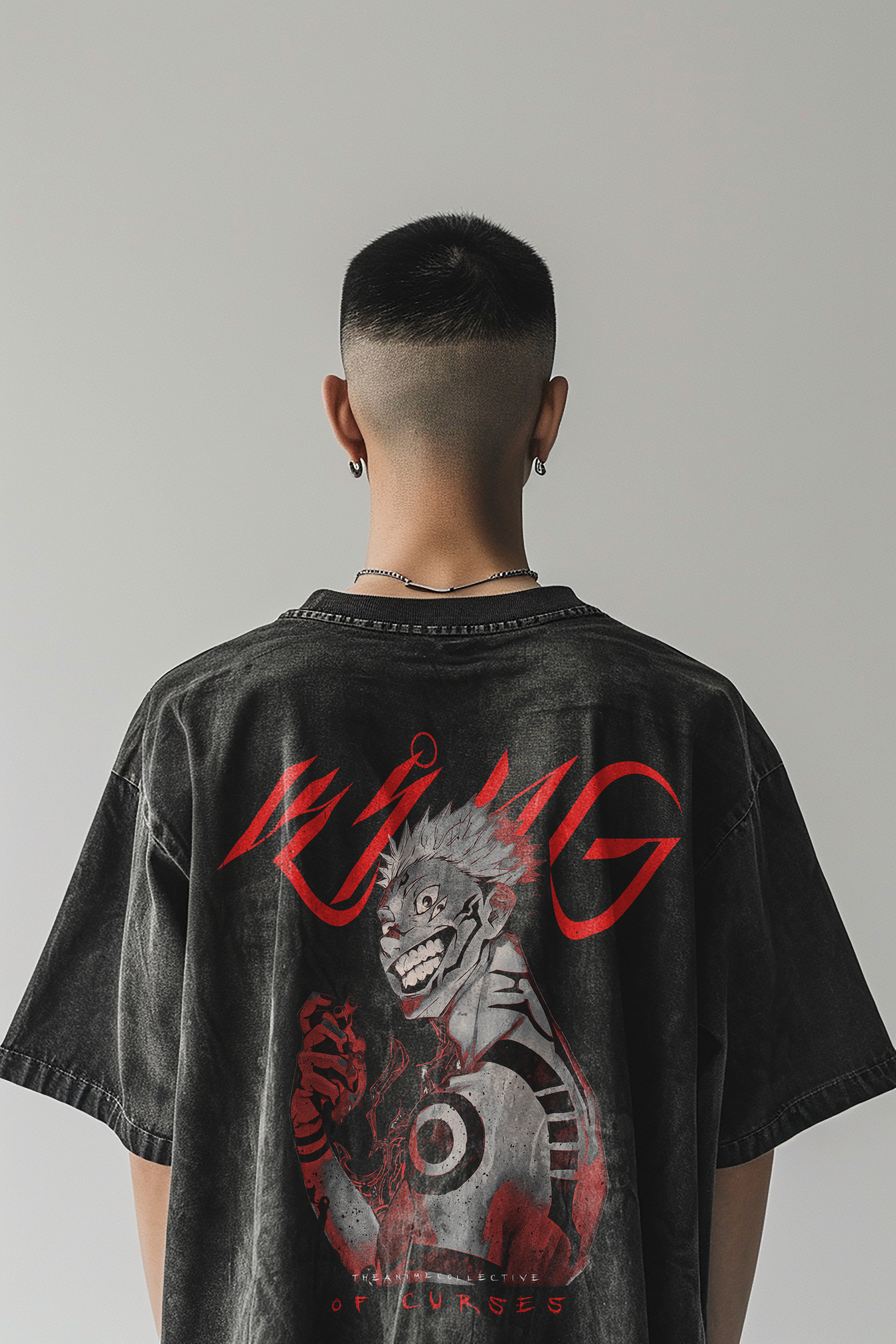 Sukuna Vintage T-Shirt | Jujutsu Kaisen-AnimeClothe