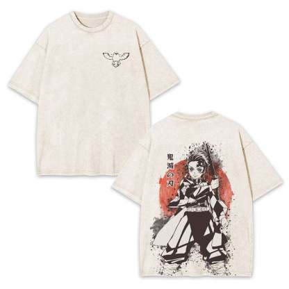 Unisex Anime Inspired Vintage T-Shirt