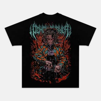 Unisex Anime Inspired Vintage T-Shirt