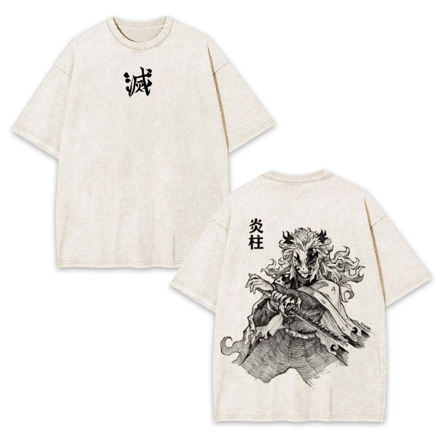 Unisex Anime Inspired Vintage T-Shirt