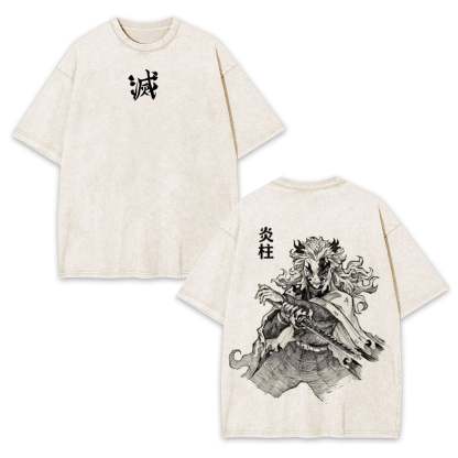 Unisex Anime Inspired Vintage T-Shirt
