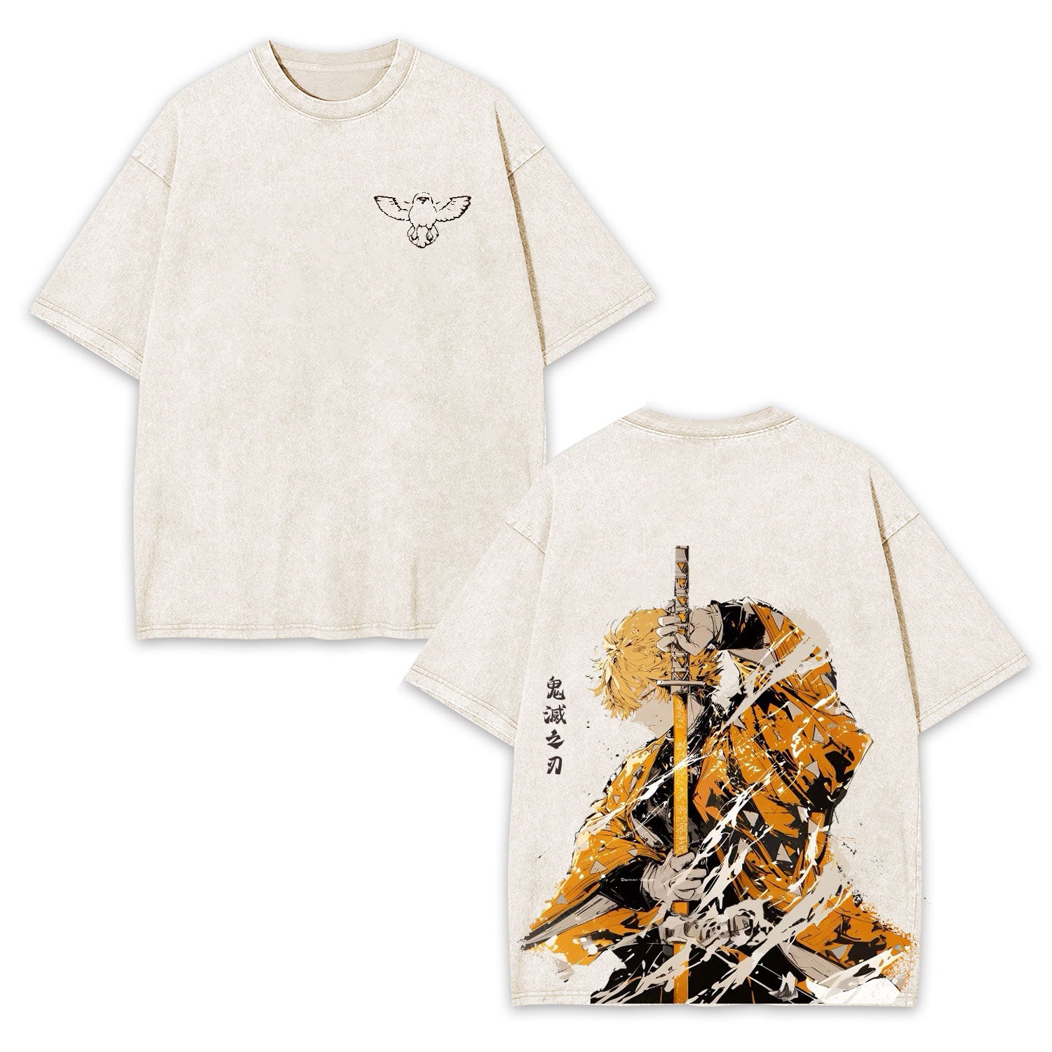 Unisex Anime Inspired Vintage T-Shirt