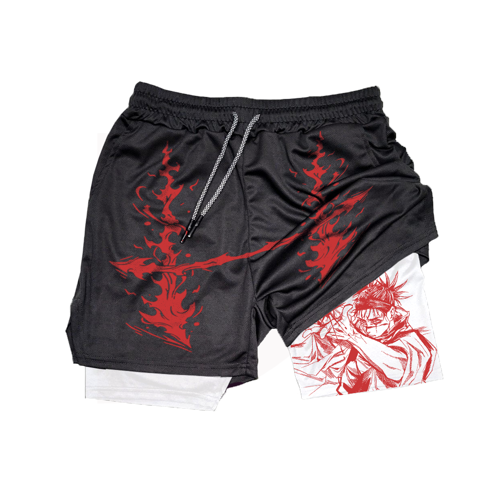 Anime Gym Performance Shorts-AnimeClothe