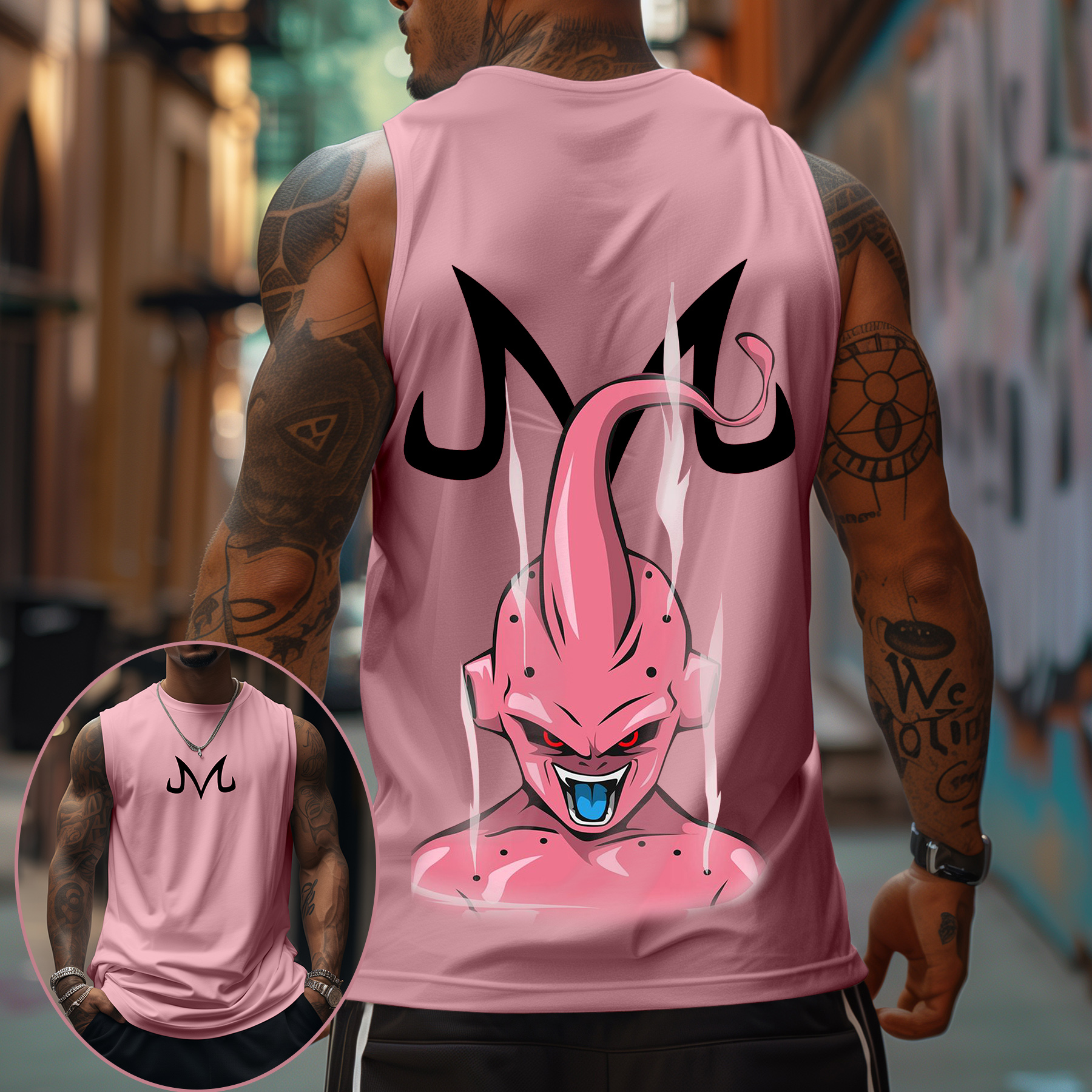 Casual Animation Design Print Tank Top-AnimeClothe