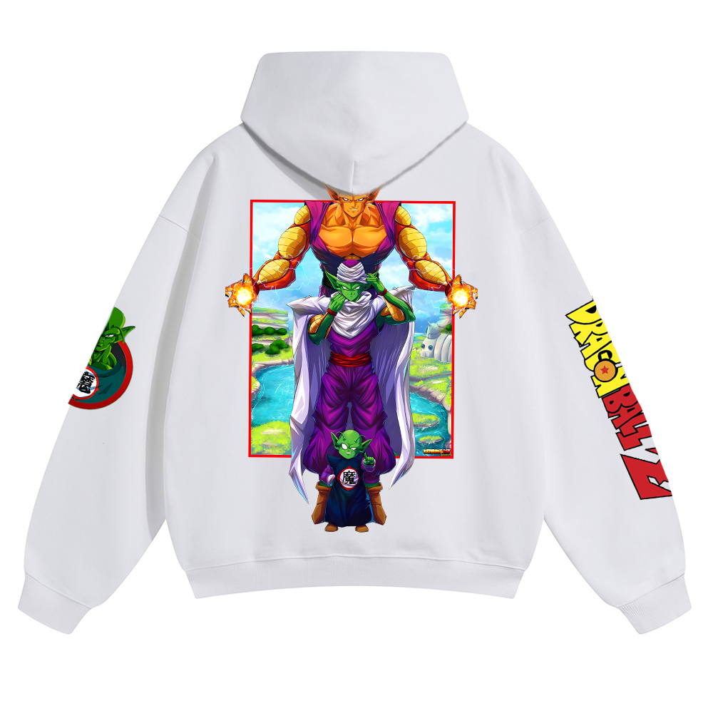 Unisex Oversized Anime Print Crew Neck Sweatshirt