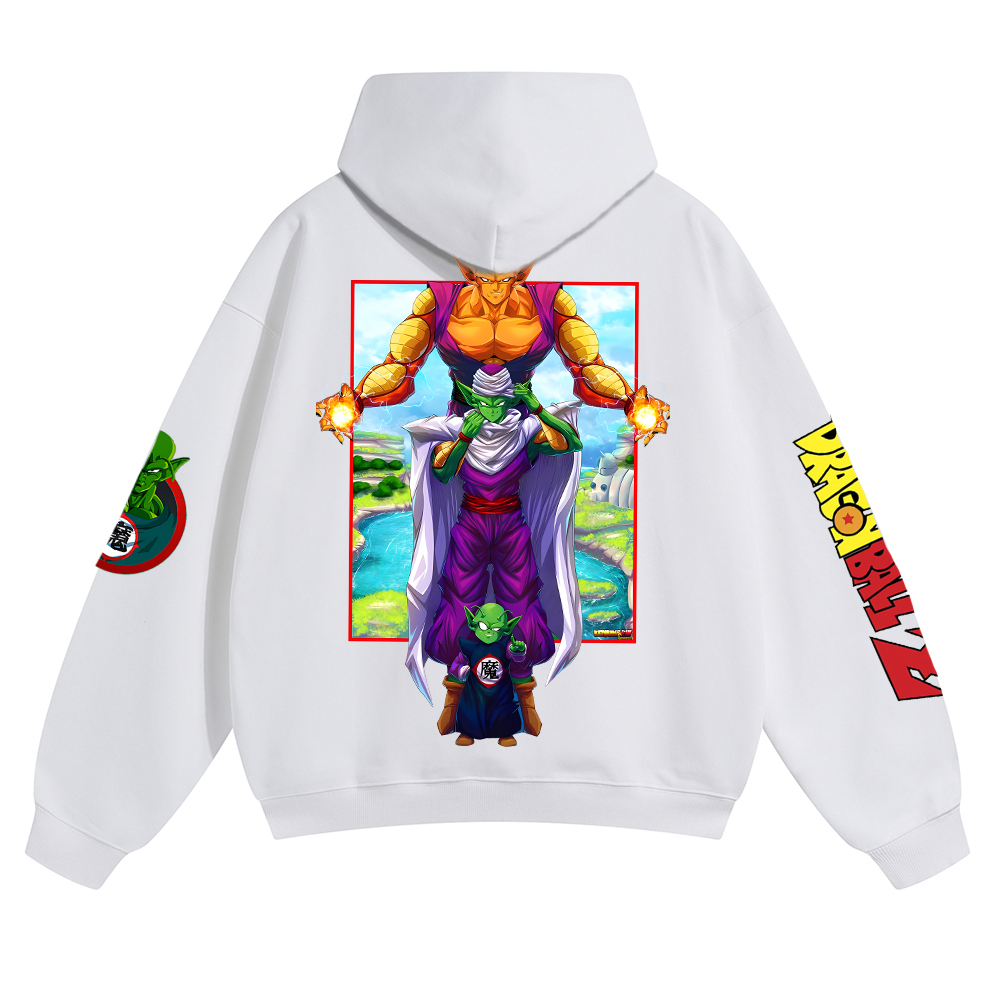 Unisex Oversized Anime Print Crew Neck Sweatshirt