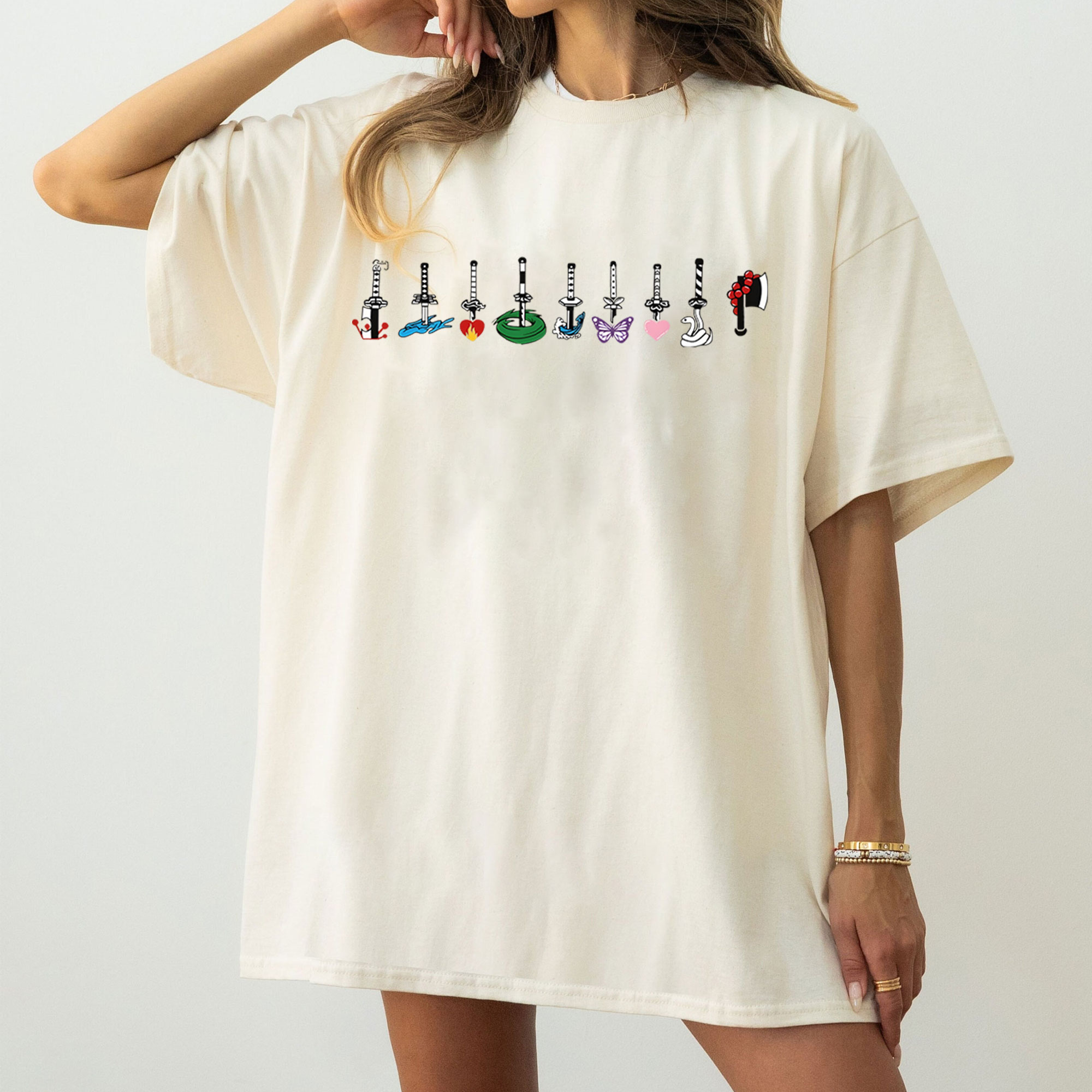 Unisex Anime Inspired Vintage T-Shirt