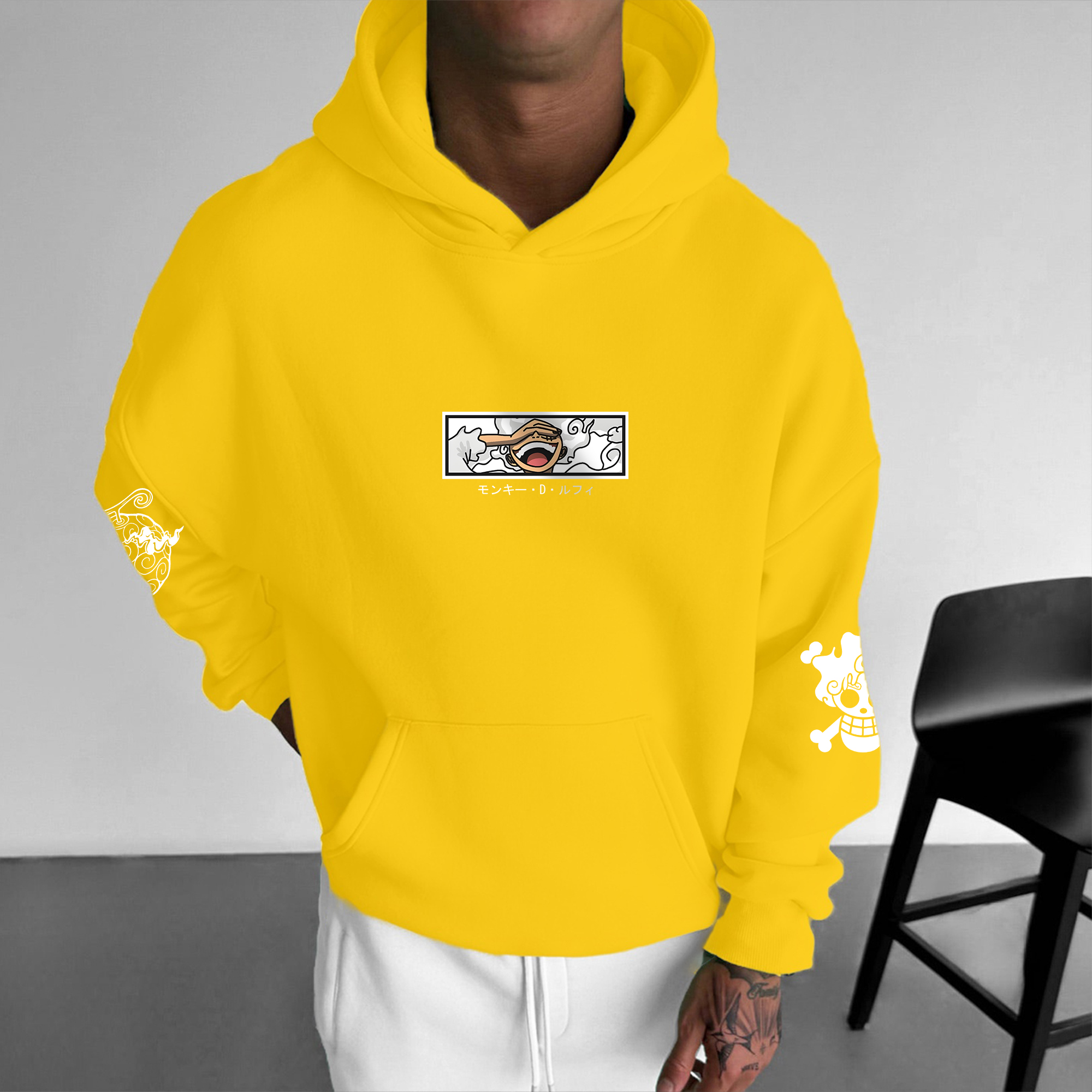 Unisex Vintage Hoodie丨Luffy Gear 5