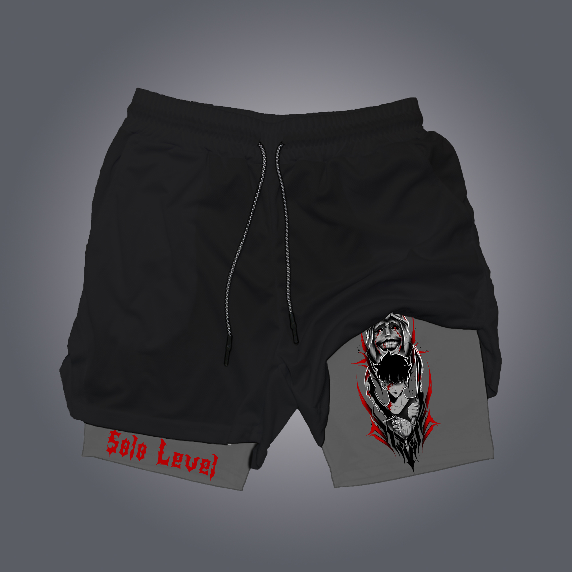 Unisex Casual Anime Streetwear Shorts-AnimeClothe