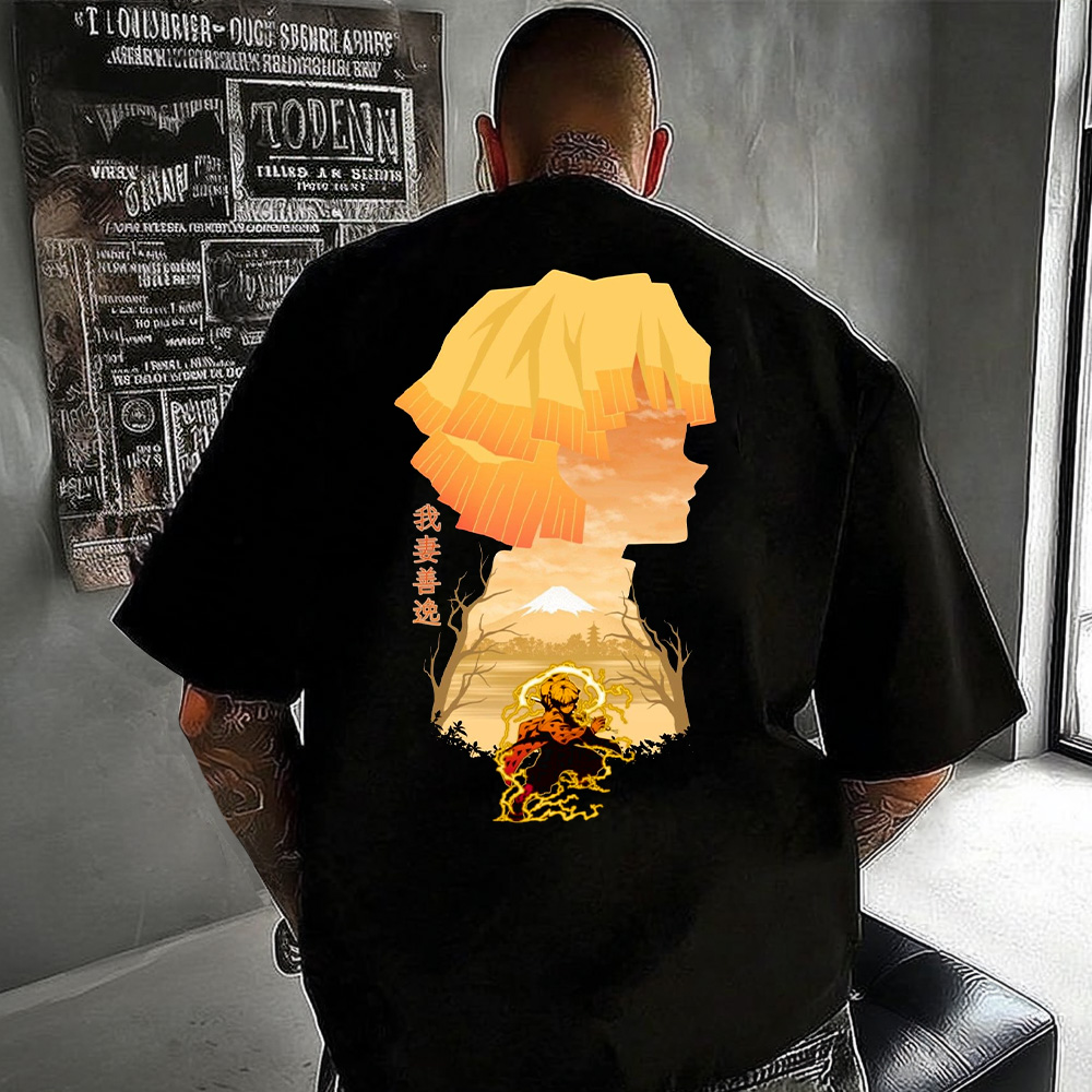 Unisex Anime Inspired Vintage T-Shirt