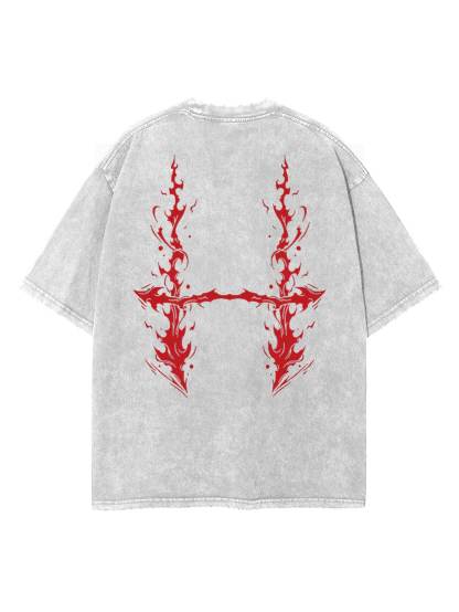 Piercing Blood 2-Sided Vintage Tee-AnimeClothe