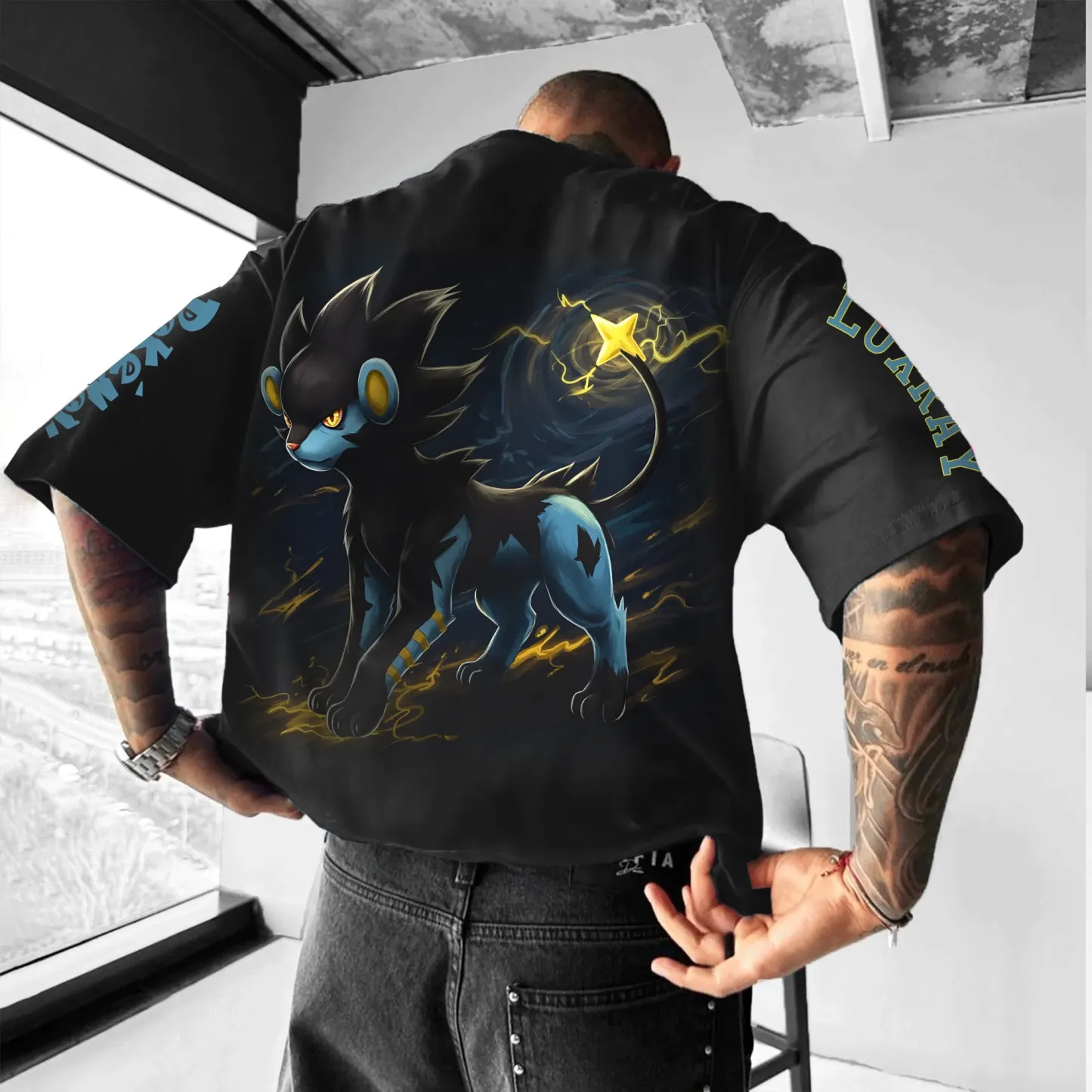 Unisex "Pokémon" Anime Inspired Vintage T-Shirt