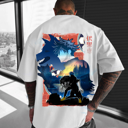 Casual Anima Design Short Sleeves T-shirt-AnimeClothe