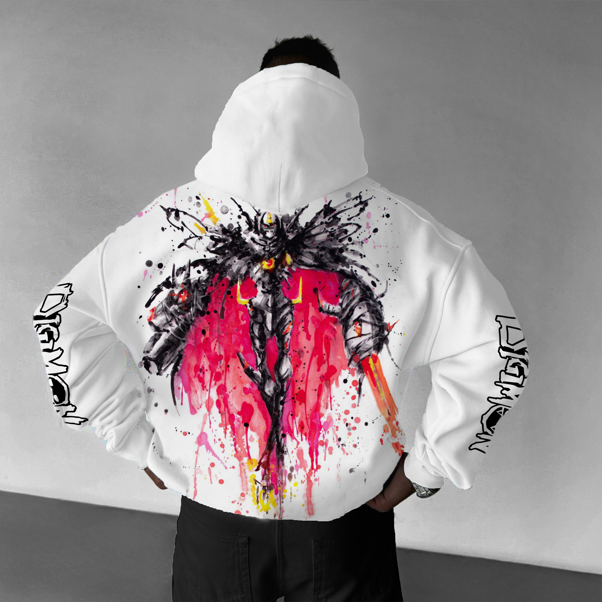 UnisexAnime Style Retro Hoodie-AnimeClothe
