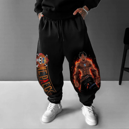 Unisex Anime Inspired Vintage Pants