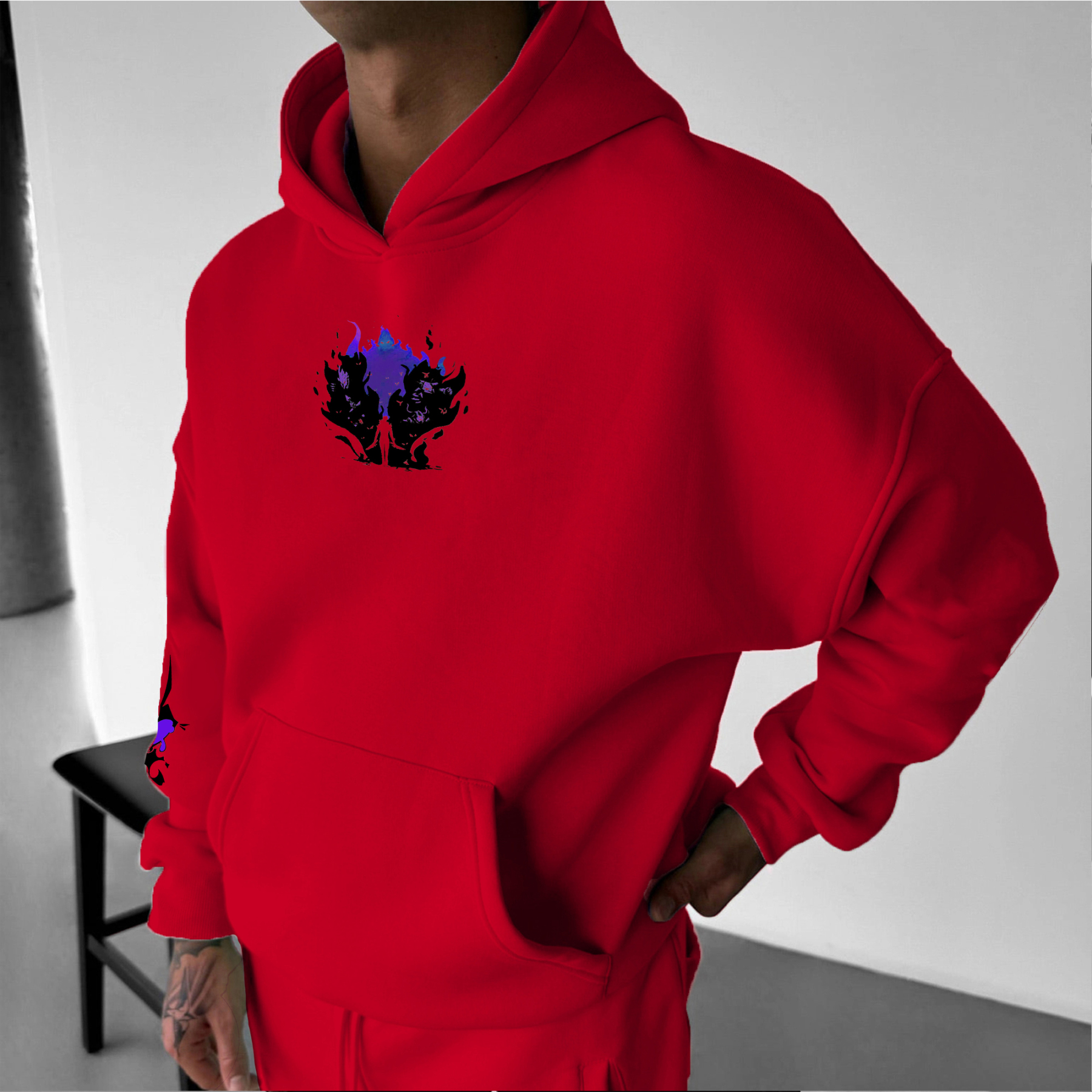  Unisex  ' Solo Leveling '  Anime Graphic Streetwear Vintage Hoodie