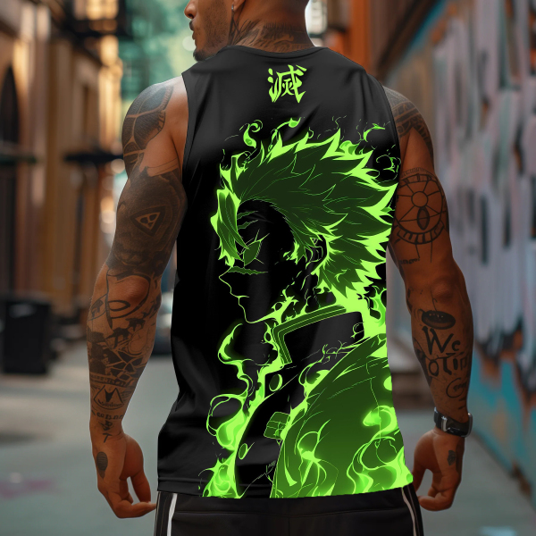 Unisex Anime Sleeveless Tank Top