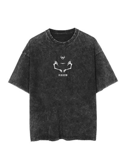 VINTAGE TEE丨King Cursed 2-Sided Vintage Tee - JJK-AnimeClothe