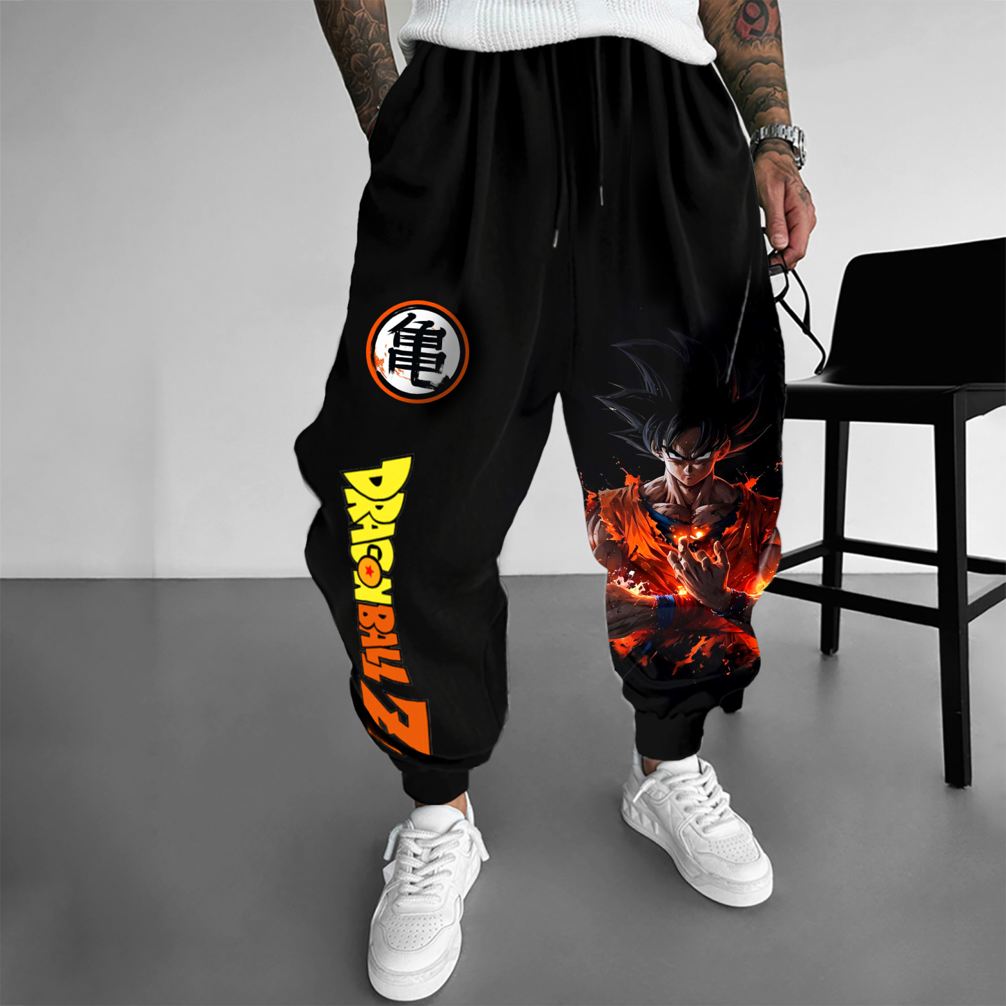 Unisex Anime Printed Gift Oversized Harem Pants-AnimeClothe