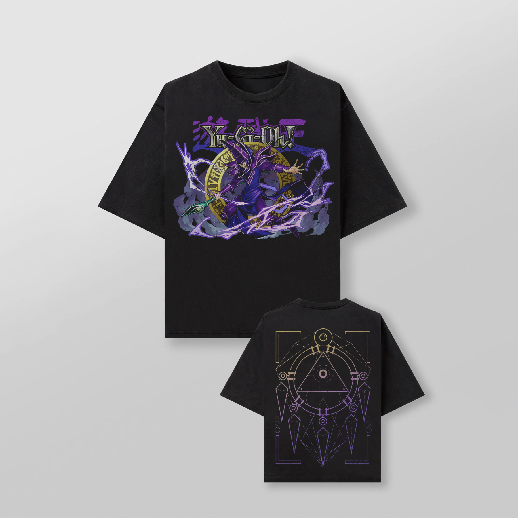Unisex "Yu-Gi-Oh!" Game Anime Graphic Print T-Shirt Set-AnimeClothe