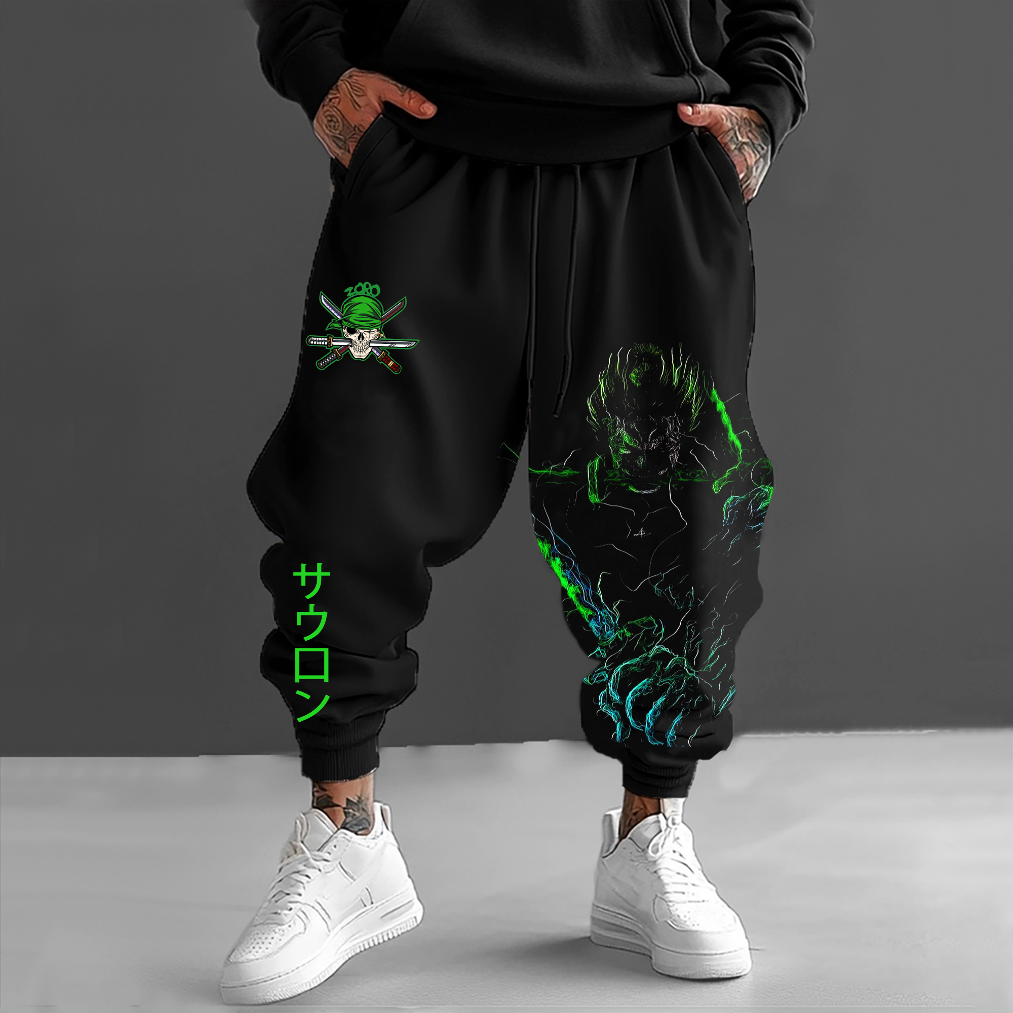 Unisex Anime Printed Gift Oversized Harem Pants