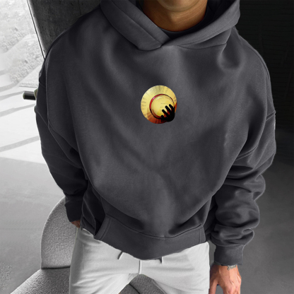Unisex  Anime Print  Casual Oversized Hoodie-AnimeClothe