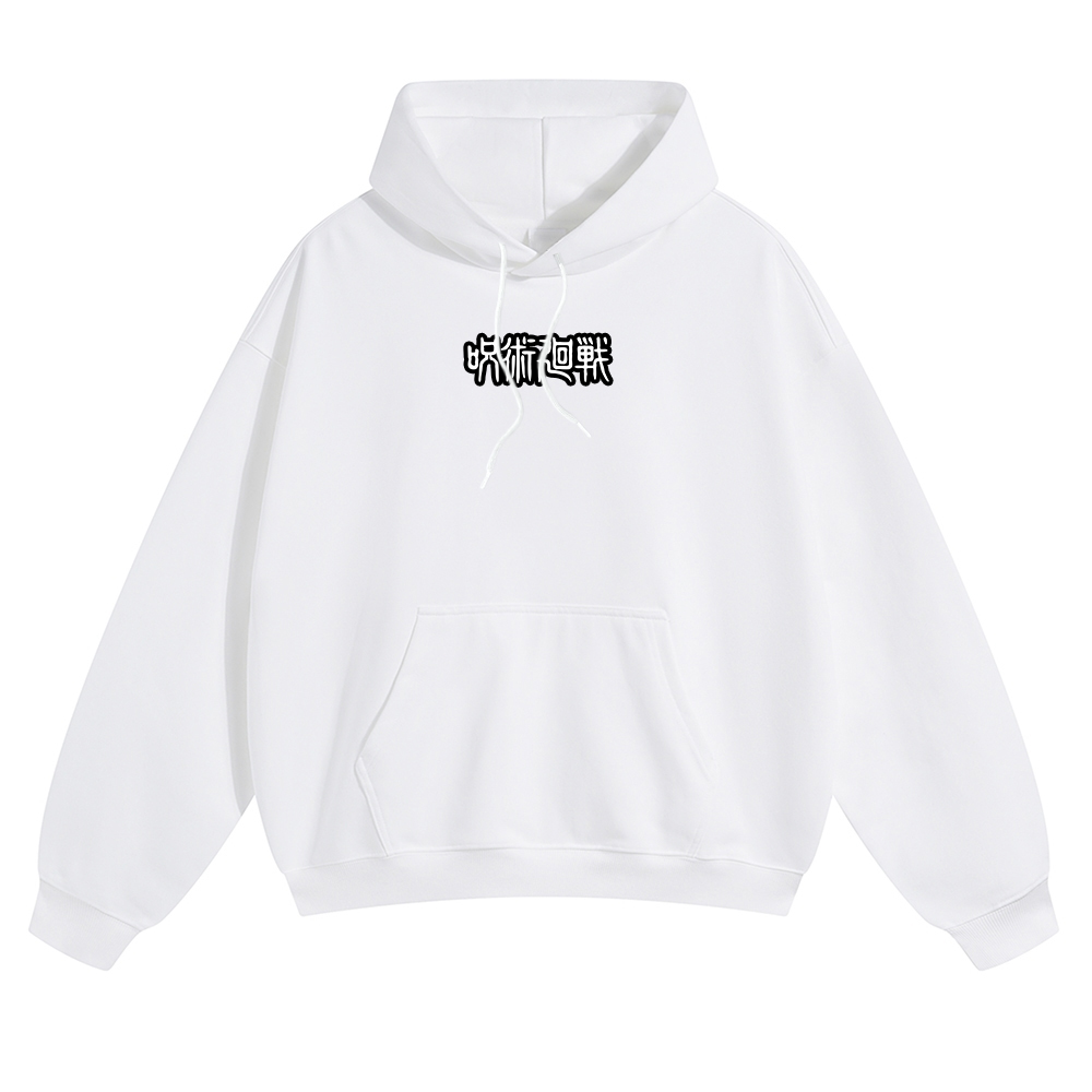 Oversized Unisex Jujutsu Kaisen Anime Print Hoodie-AnimeClothe