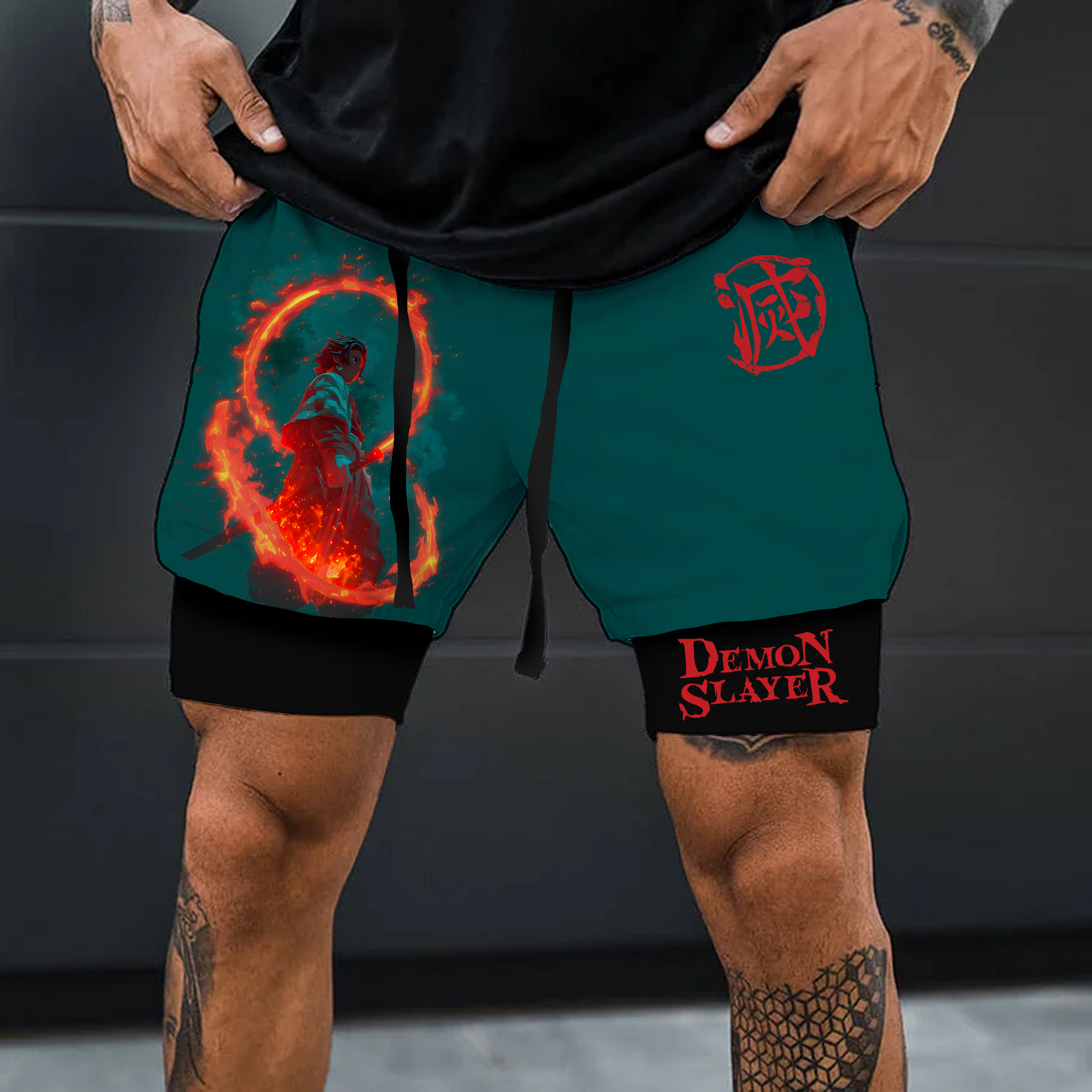 Unisex  “Demon Slayer” Casual Anime Streetwear Shorts-AnimeClothe