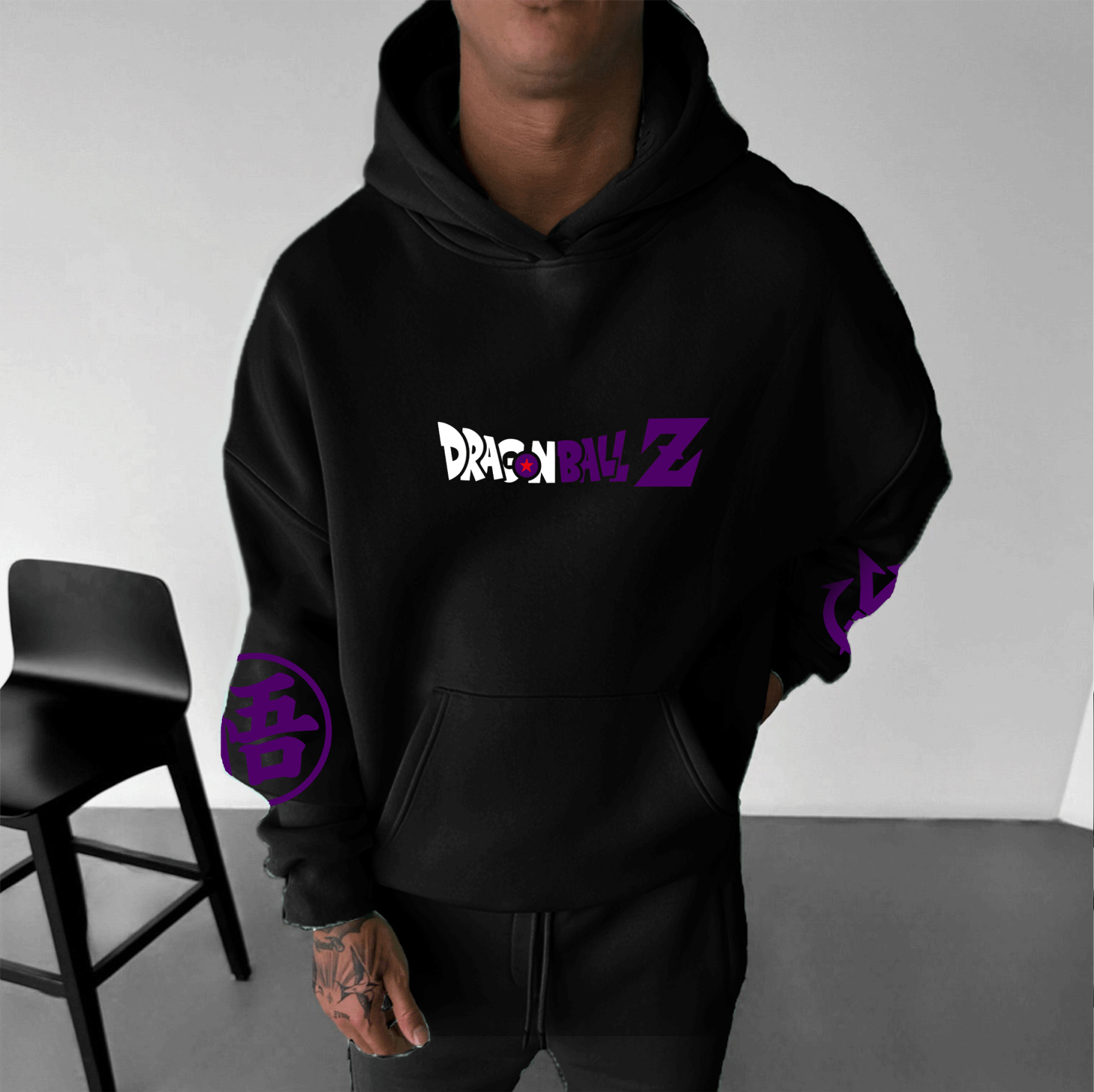 Unisex Anime Graphic Streetwear Vintage Hoodie