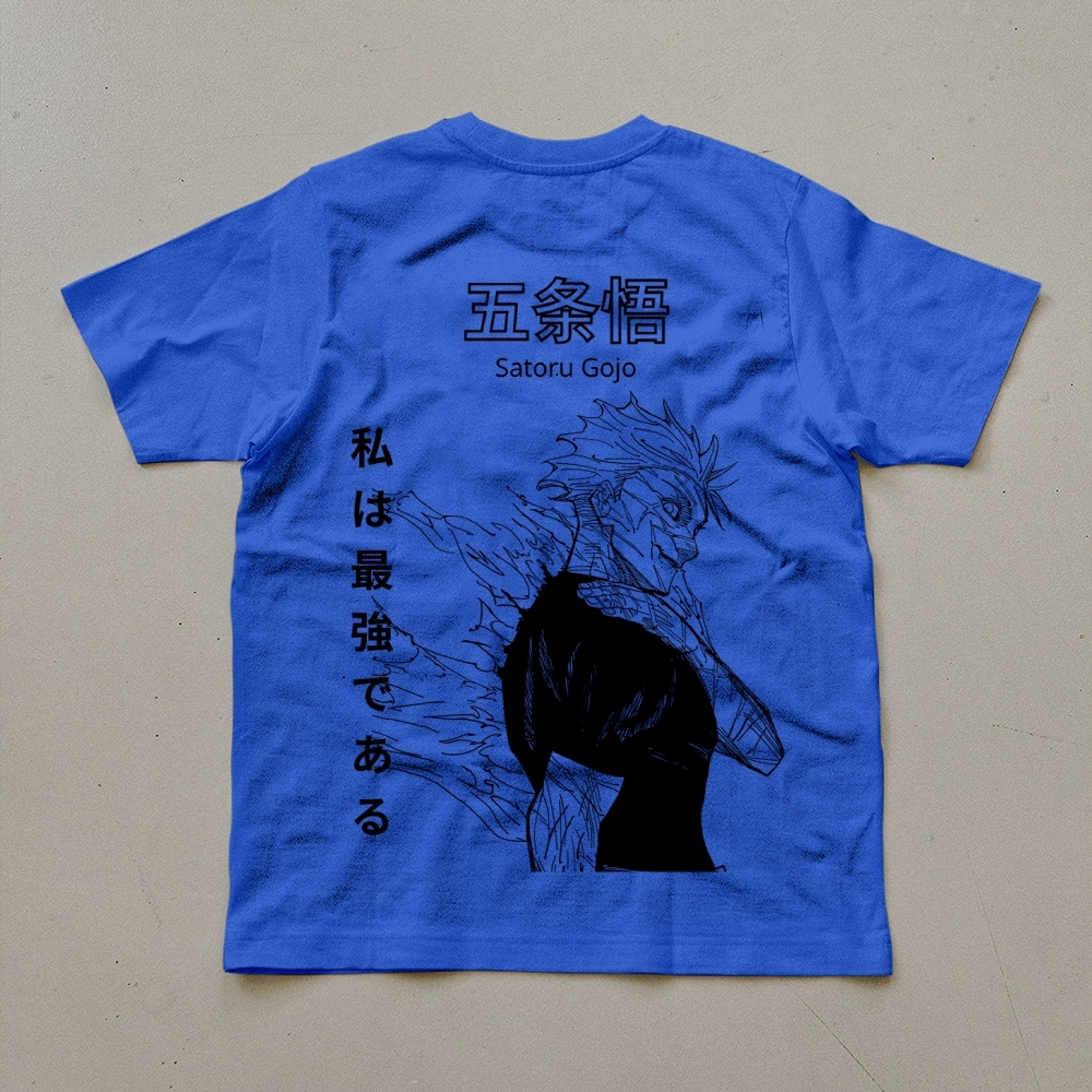 Unisex Oversized Anime Print T-Shirt-AnimeClothe