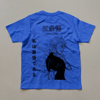 Unisex Oversized Anime Print T-Shirt-AnimeClothe