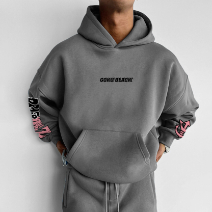 Unisex Anime Print Casual Oversized Hoodie