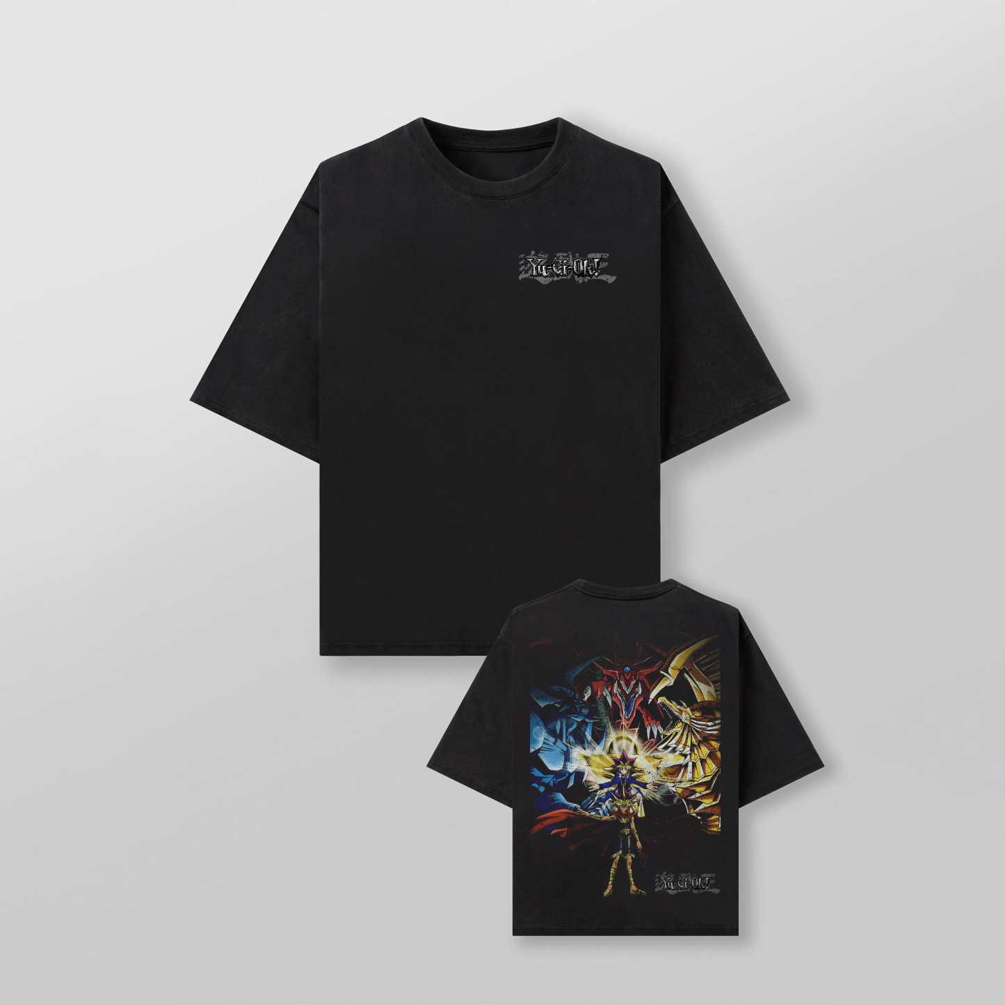 Unisex "Yu-Gi-Oh!" Game Anime Graphic Print T-Shirt Set-AnimeClothe