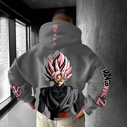 Unisex Anime Print Casual Oversized Hoodie