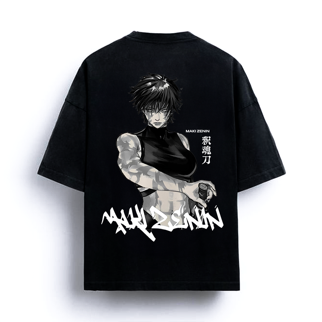 VINTAGE TEE丨Maki Zen'in Tee-JJK-AnimeClothe