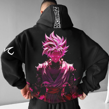Unisex Anime Print  Casual Oversized Hoodie