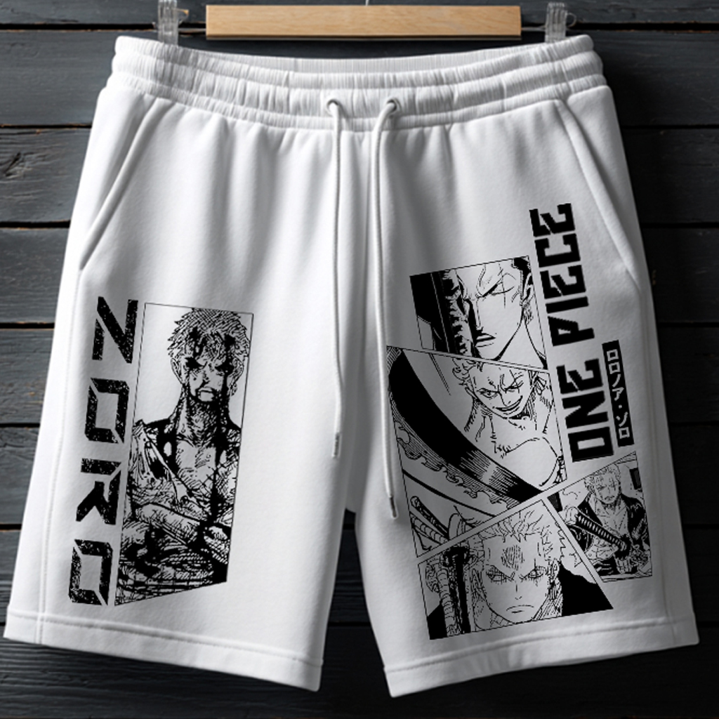 Anime-Inspired Graphic Shorts For Casual Wear-AnimeClothe