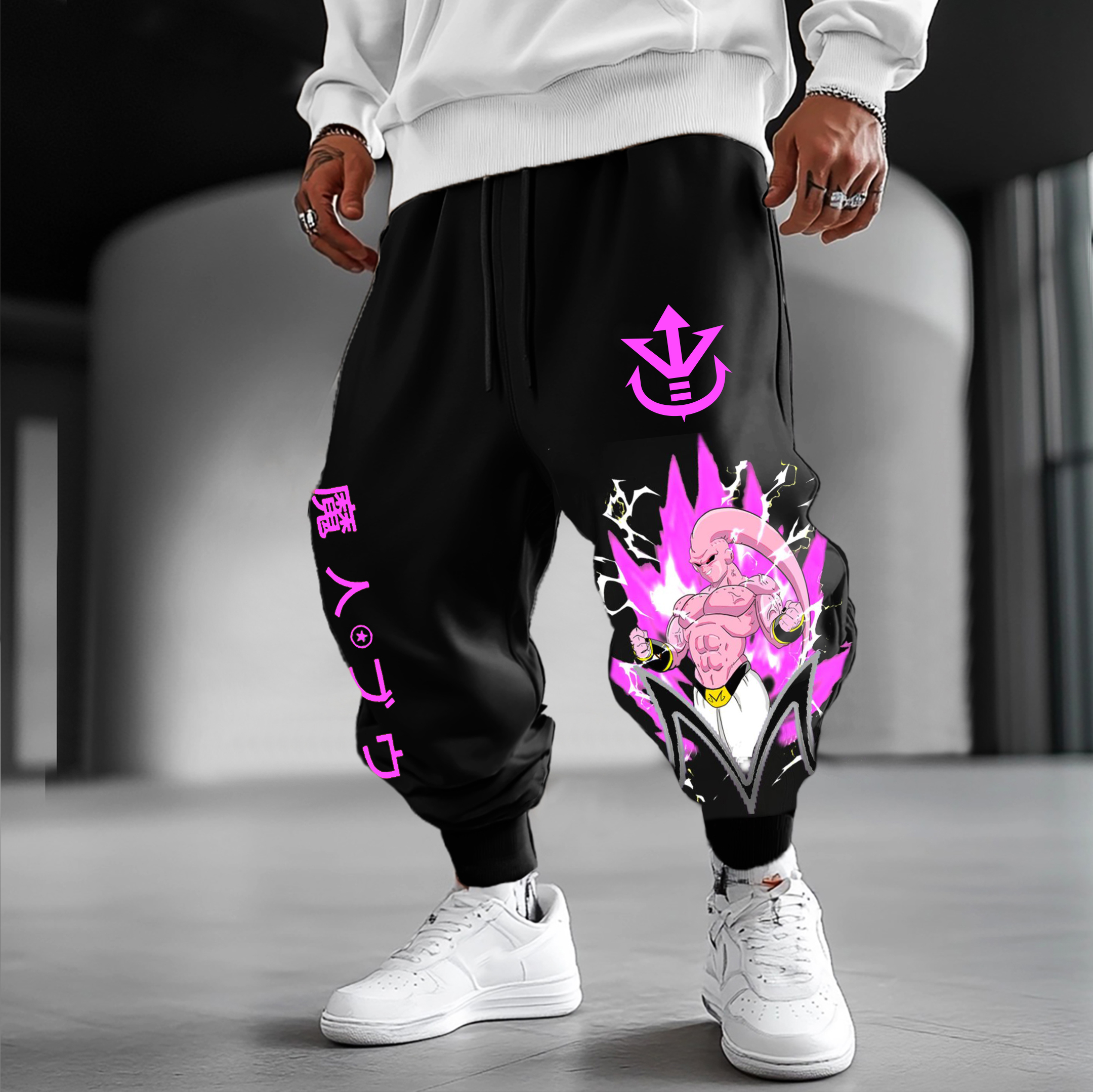 Unisex Anime Printed Gift Oversized Harem Pants-AnimeClothe