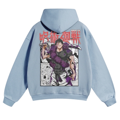 Unisex Casual Anime Print Hoodie-AnimeClothe