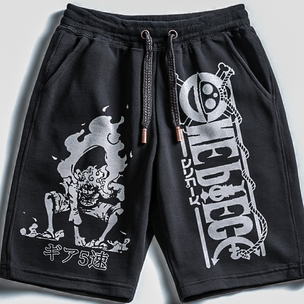Anime-Inspired Graphic Shorts For Men - Perfect For Casual Wear And Anime Fans-AnimeClothe
