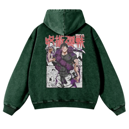 Vintage Washed Hoodie-AnimeClothe