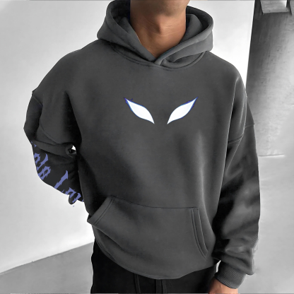  Unisex “Solo Leveling” Anime Graphic Streetwear Vintage Hoodie