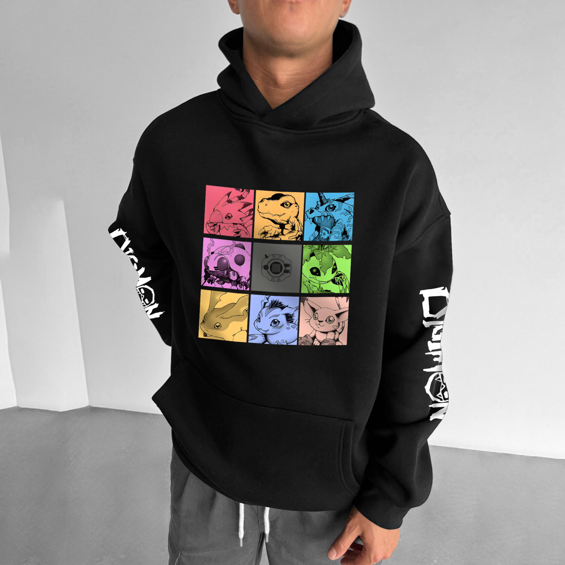 UnisexAnime Style Retro Hoodie-AnimeClothe