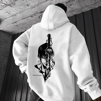 Unisex Anime Fushiguro Toji Print Hoodie-AnimeClothe