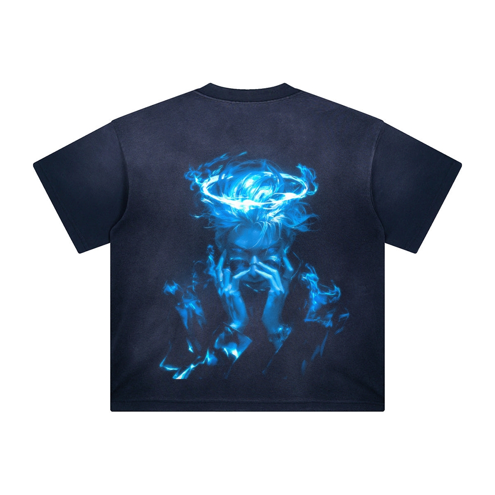 Unisex Fit Washed T-Shirt-AnimeClothe