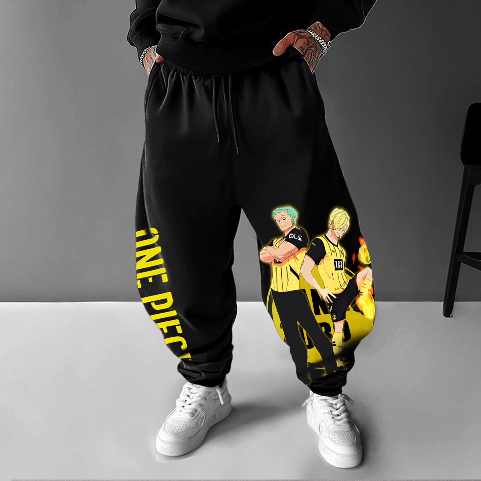 Unisex Vintage Pants |  One Piece Pants-AnimeClothe