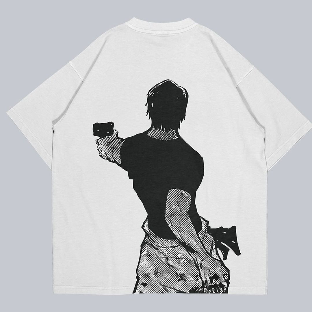 VINTAGE TEE丨Toji & Amanai shirt-JJK-AnimeClothe