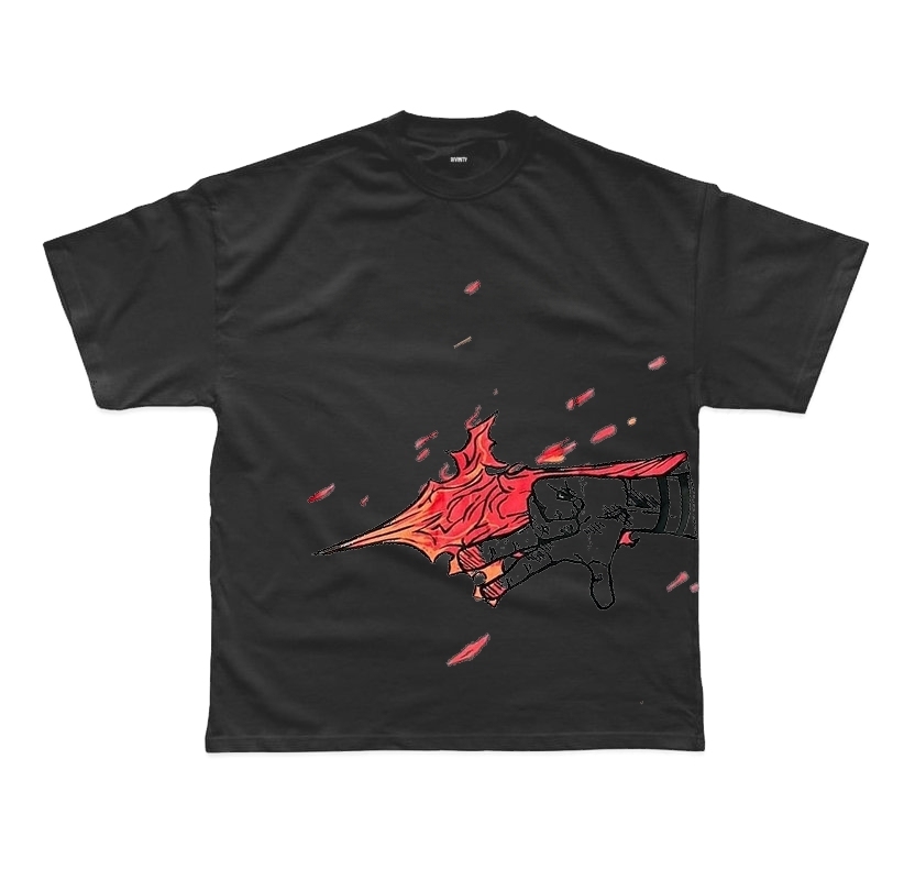 VINTAGE TEE丨Sukuna Fire Arrow Tee-JJK-AnimeClothe